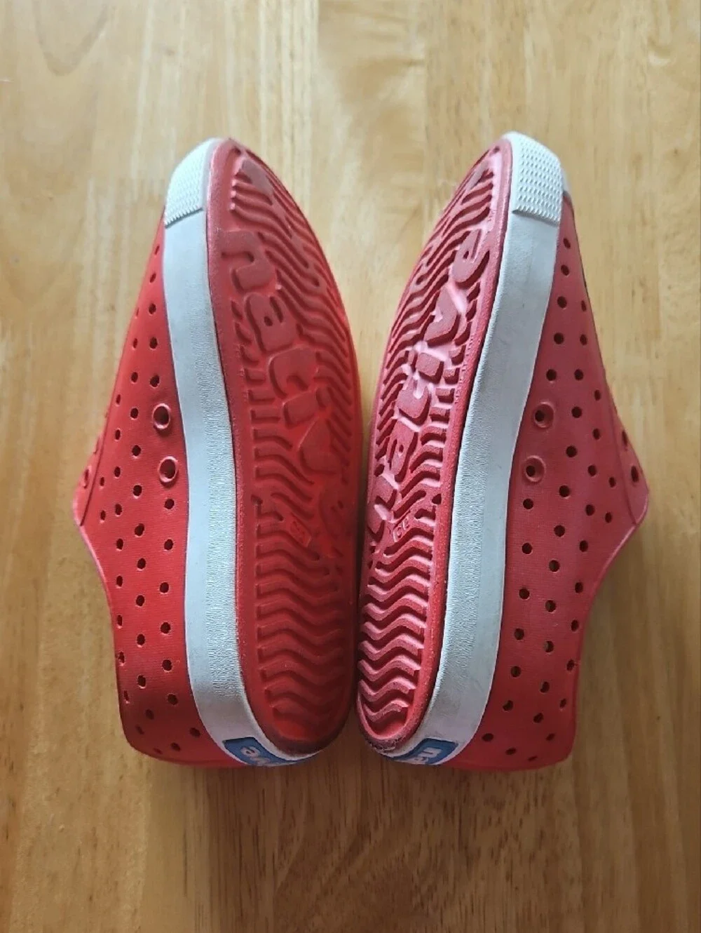Native Kids Red Minnie Mouse Slip-On Water Shoes